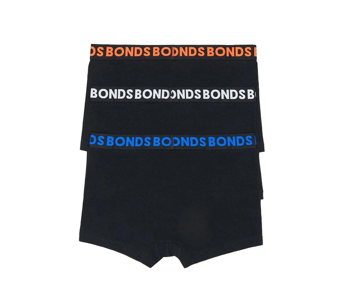 12 X Bonds Mens Everyday Trunks Underwear Black Multi Undies