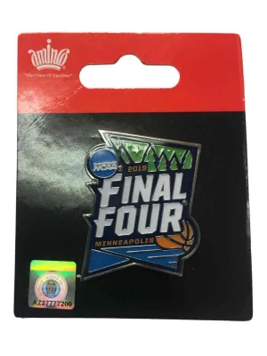 2019 NCAA Basketball Final Four March Madness Minneapolis Logo Metal Lapel Pin