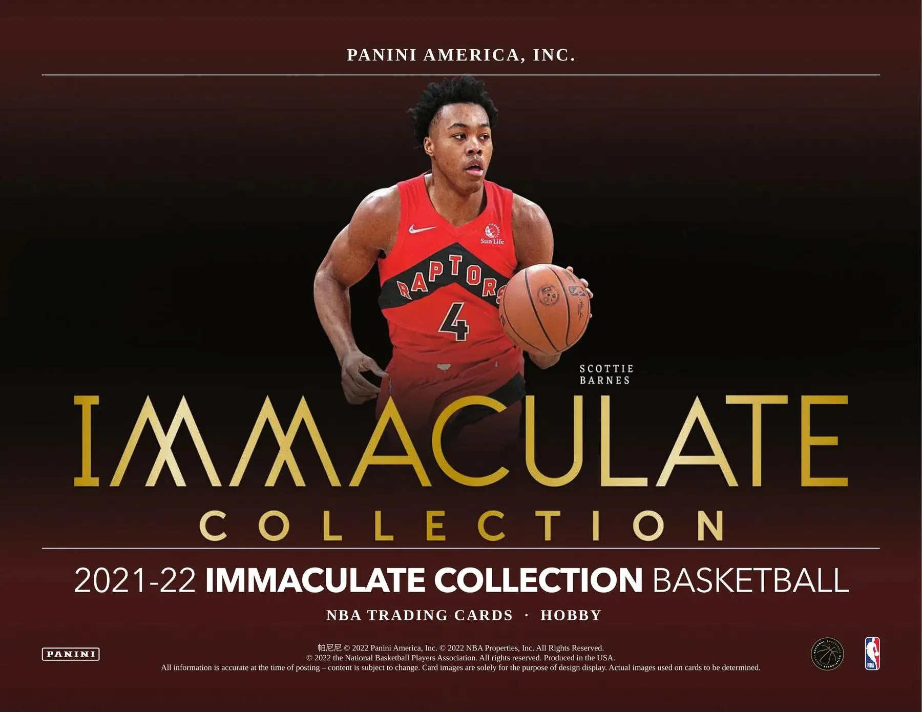 2021-22 Panini Immaculate Basketball Hobby Box