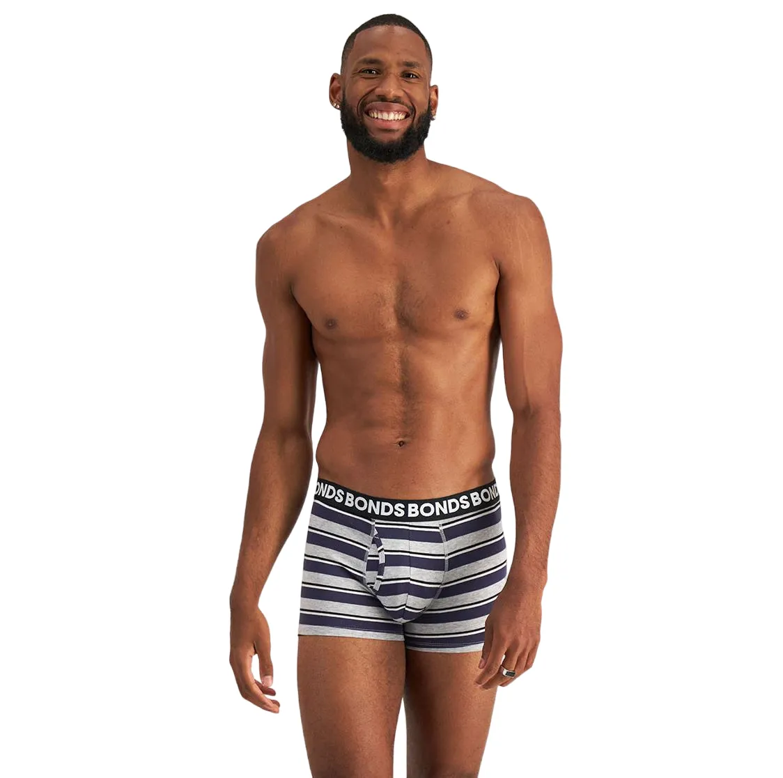 9 x Bonds Mens Everyday Trunks Underwear Black / Navy / Grey Undies