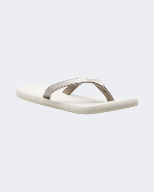 Adidas Eezay Women Swim Slippers Beige/White