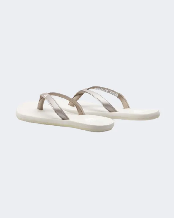 Adidas Eezay Women Swim Slippers Beige/White