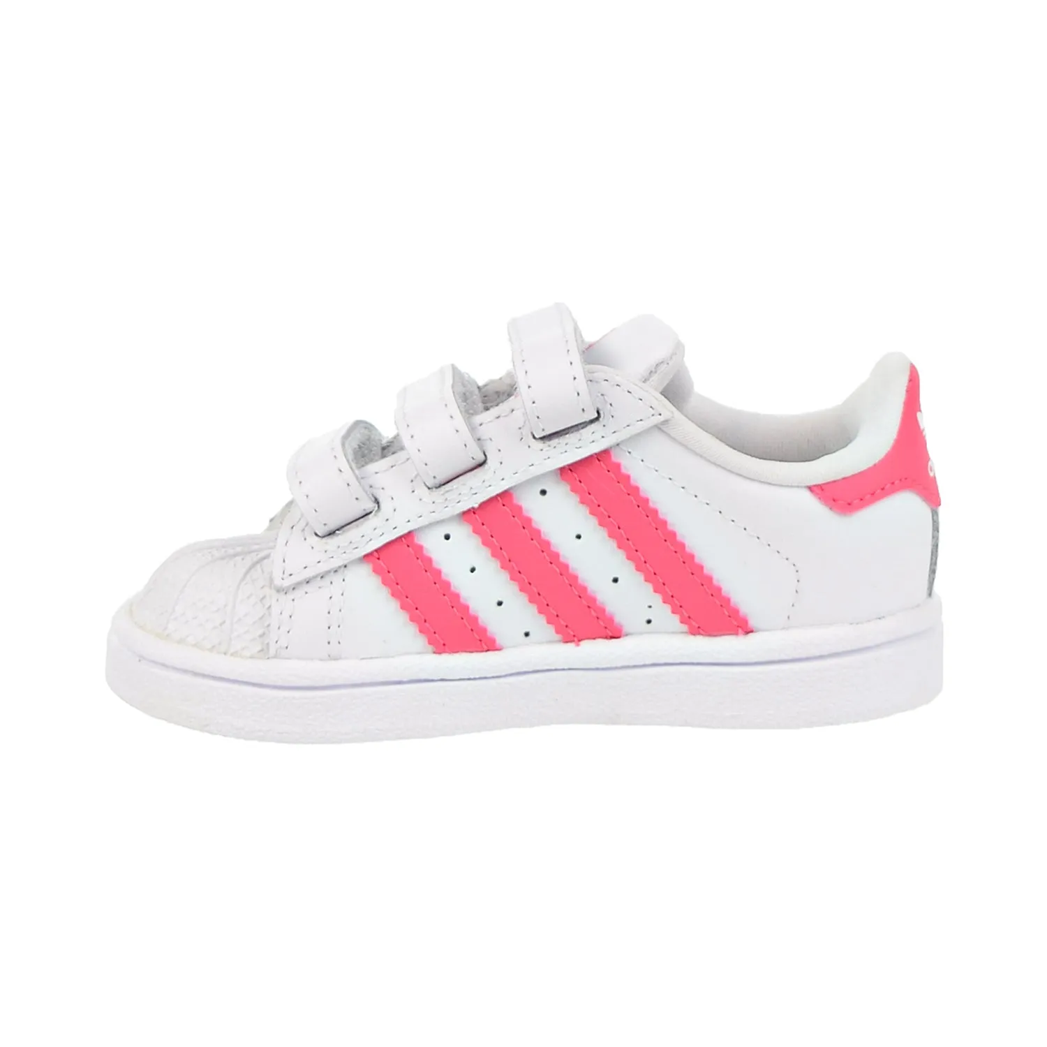 Adidas Superstar CF I Toddler Shoes Footwear White/Real Pink/Real Pink