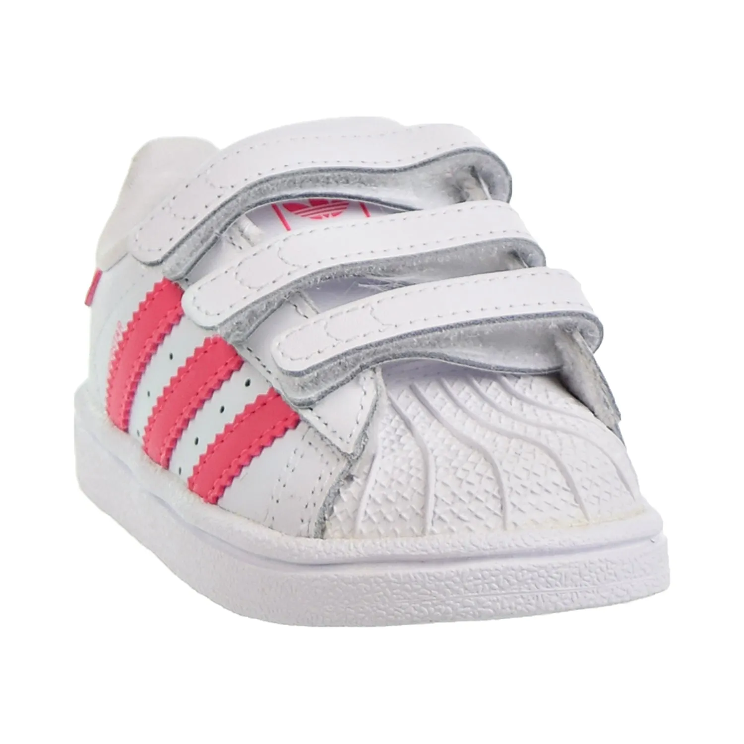 Adidas Superstar CF I Toddler Shoes Footwear White/Real Pink/Real Pink