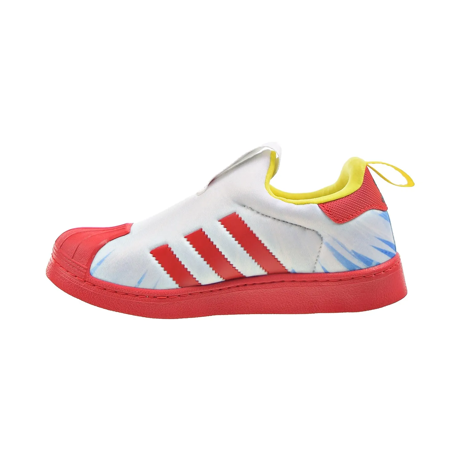 Adidas X Marvel Superstar 360 C "Iron Man" Little Kids' Shoes Cloud White-Red