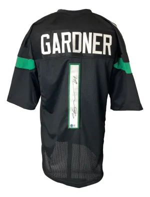 Ahmad Sauce Gardner New York Signed Black Football Jersey BAS