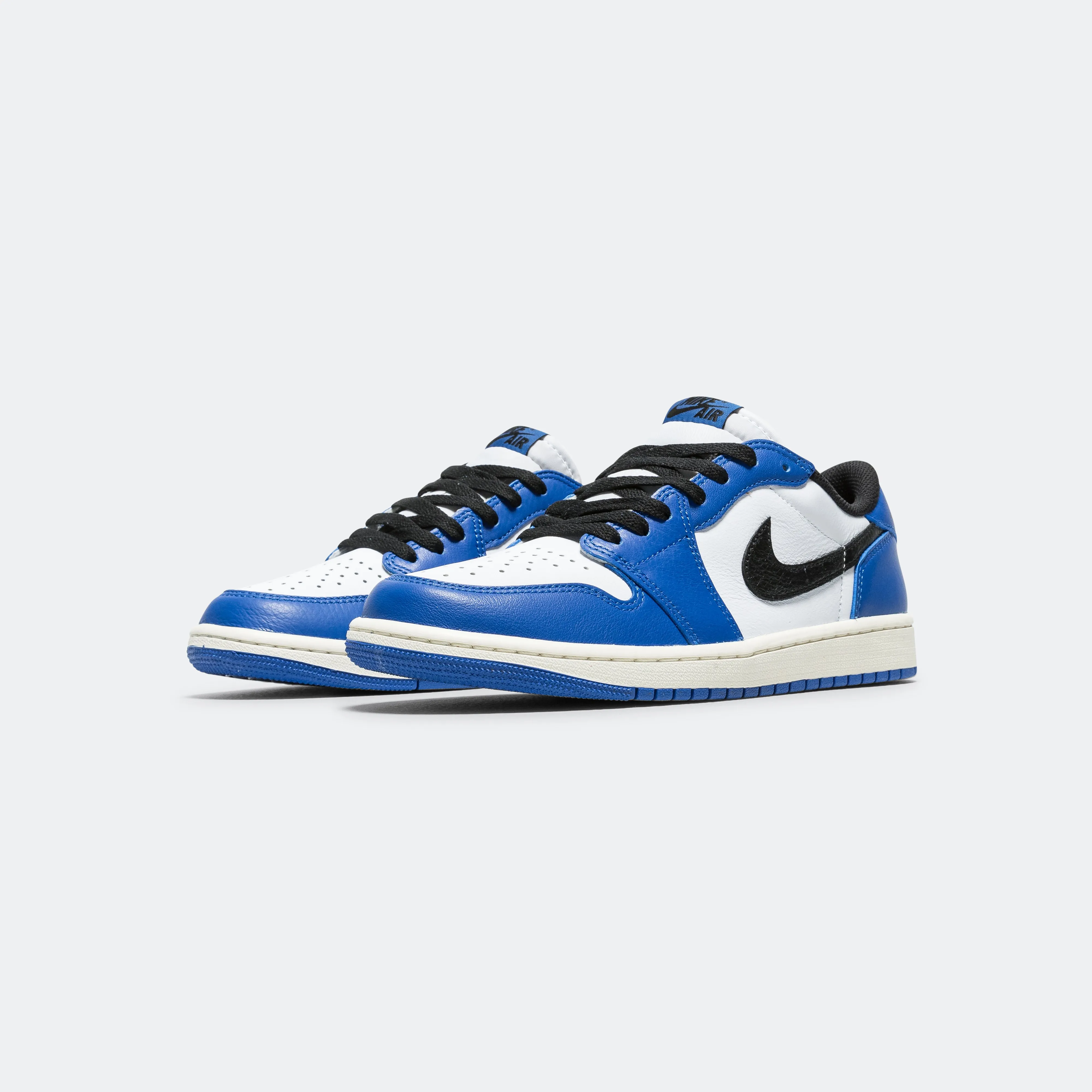 Air Jordan 1 Low OG - White/Black-Game Royal-Sail