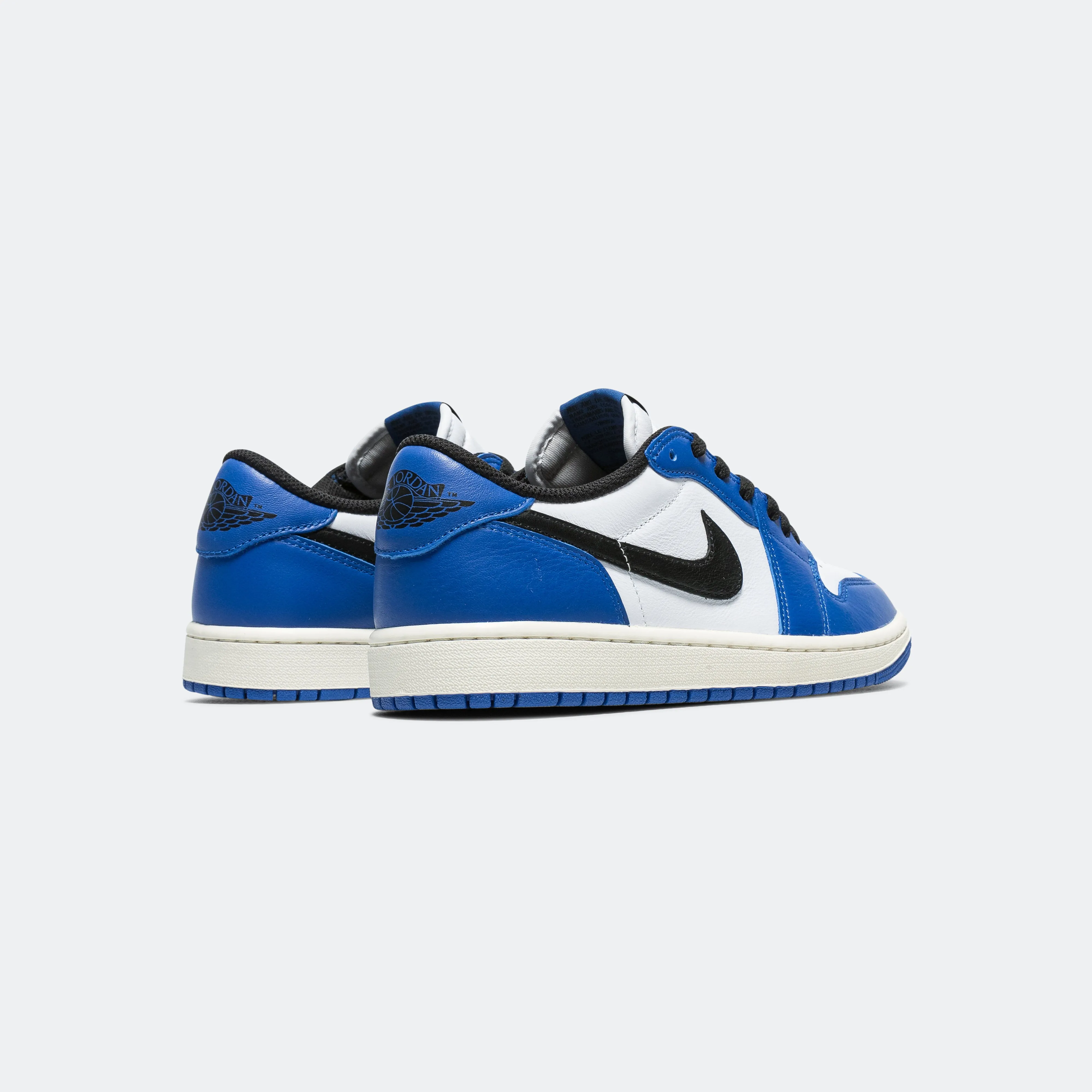 Air Jordan 1 Low OG - White/Black-Game Royal-Sail