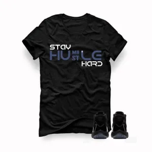 Air Jordan 11 “Cap And Gown” Black T (Stay Humble Hustle Hard)