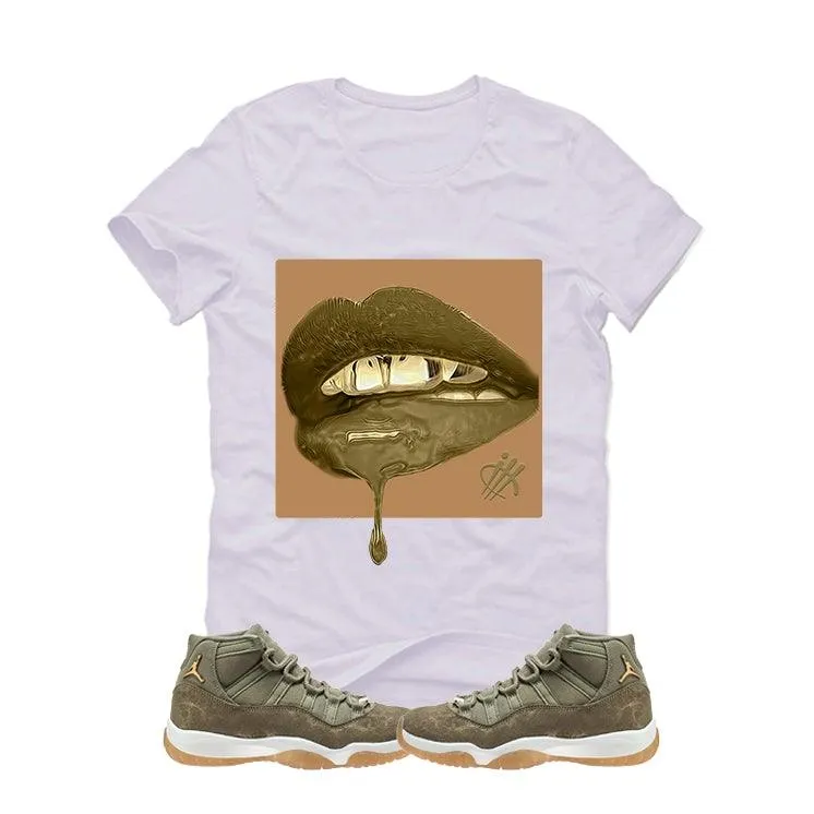 AIR JORDAN 11 “OLIVE LUX” White T (Lipstick)