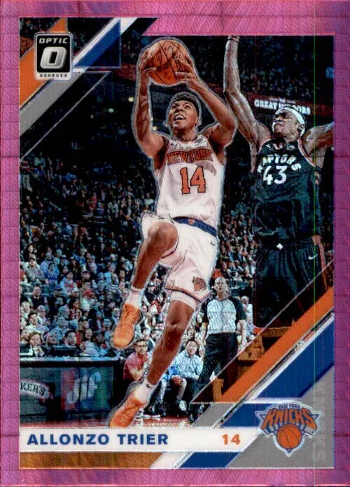 Allonzo Trier, Pink Prizm, 2019-20 Panini Donruss Optic Basketball NBA