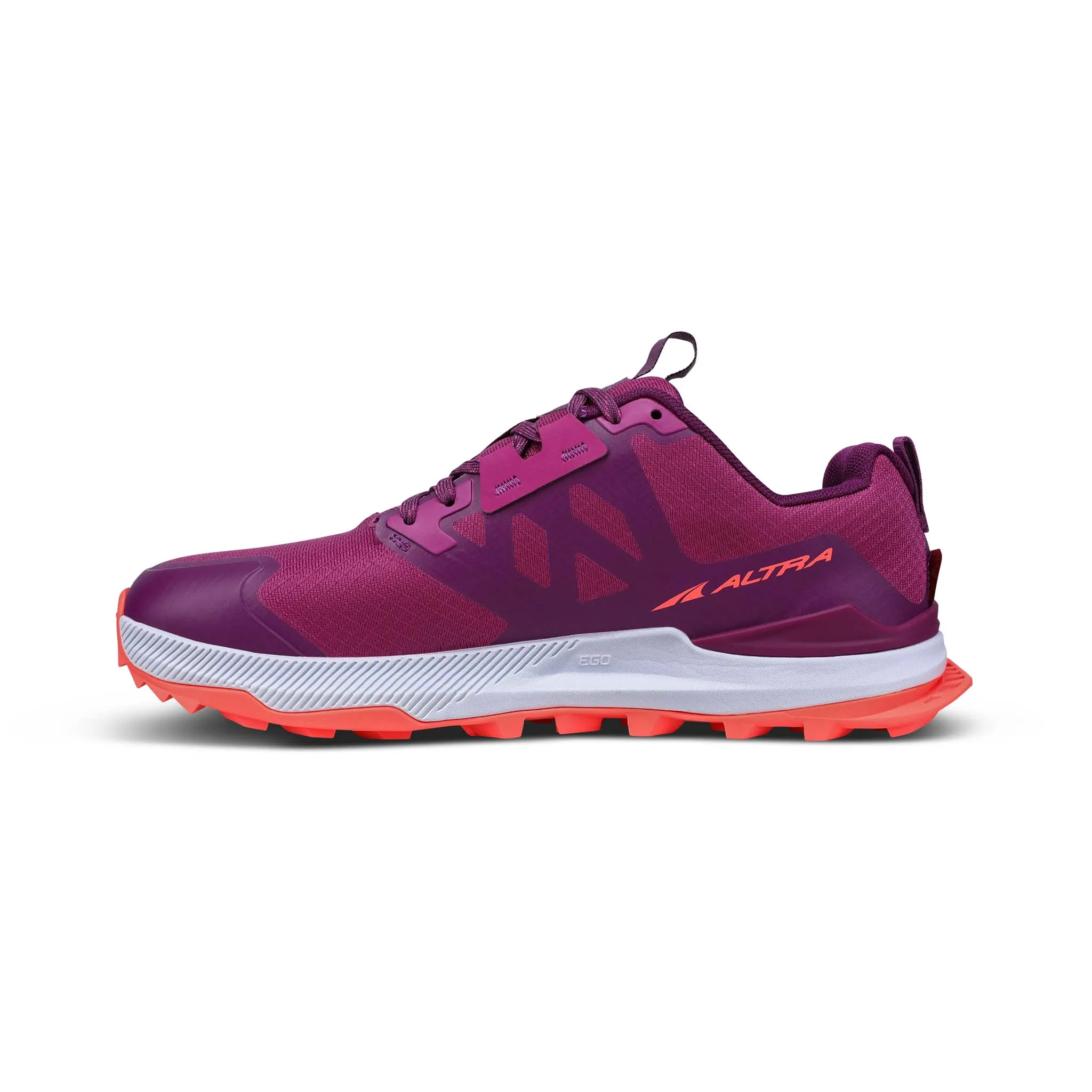 Altra | Women's Lone Peak 7 Running Shoes - Purple/Orange