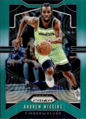 Andrew Wiggins, 2019-20 Prizm Basketball GREEN Refractor