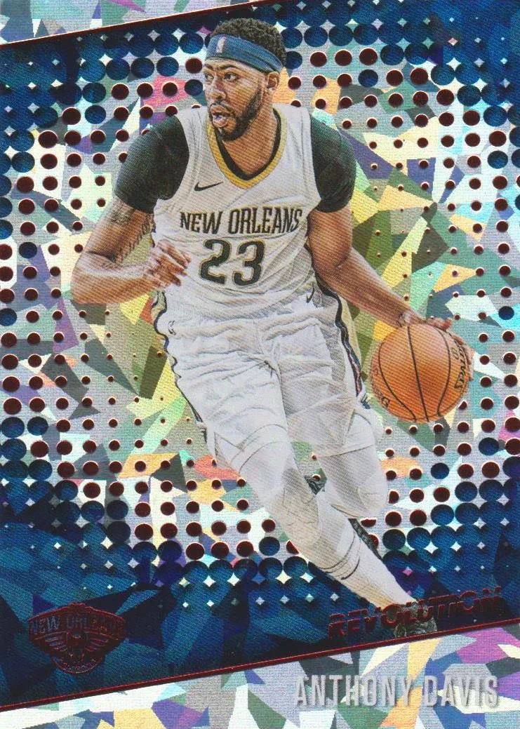 Anthony Davis, Chinese New Year Cracked Ice, 2017-18 Panini Revolution Basketball