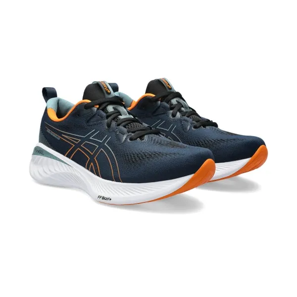 Asics Mens Gel Cumulus 25 - French Blue/Bright Orange (1011B621-407)