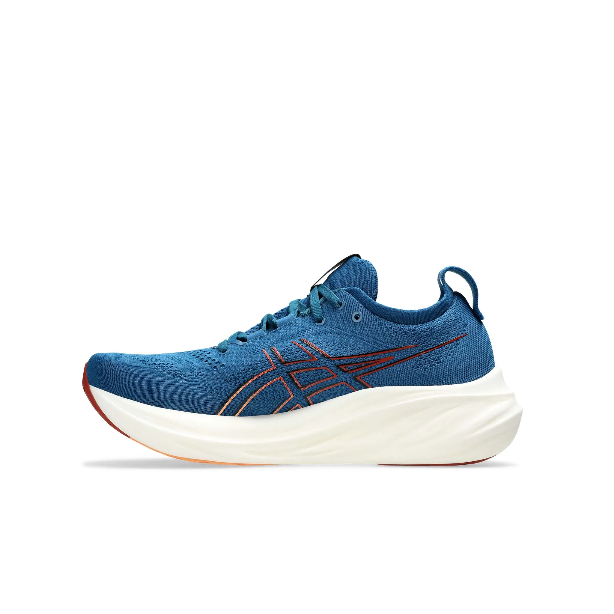 ASICS | Men's Gel-Nimbus 26 Running Shoes - Rich Navy/Faded Orange