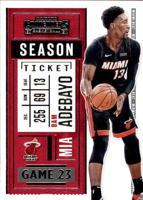 Bam Adebayo, 2020-21 Panini Contenders Basketball NBA