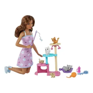 Barbie - Kitty Condo Doll And Pets