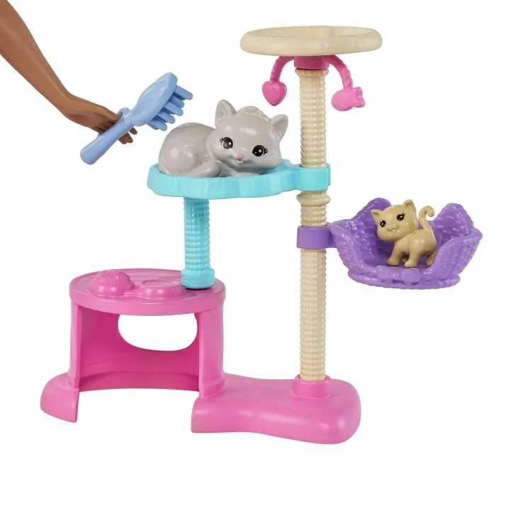 Barbie - Kitty Condo Doll And Pets