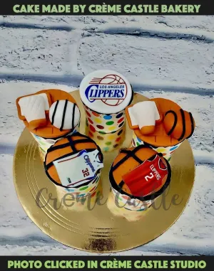 Basketball Cupcakes