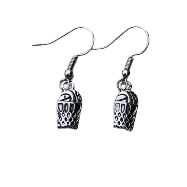 Basketball Hoop Charm Dangle Earrings