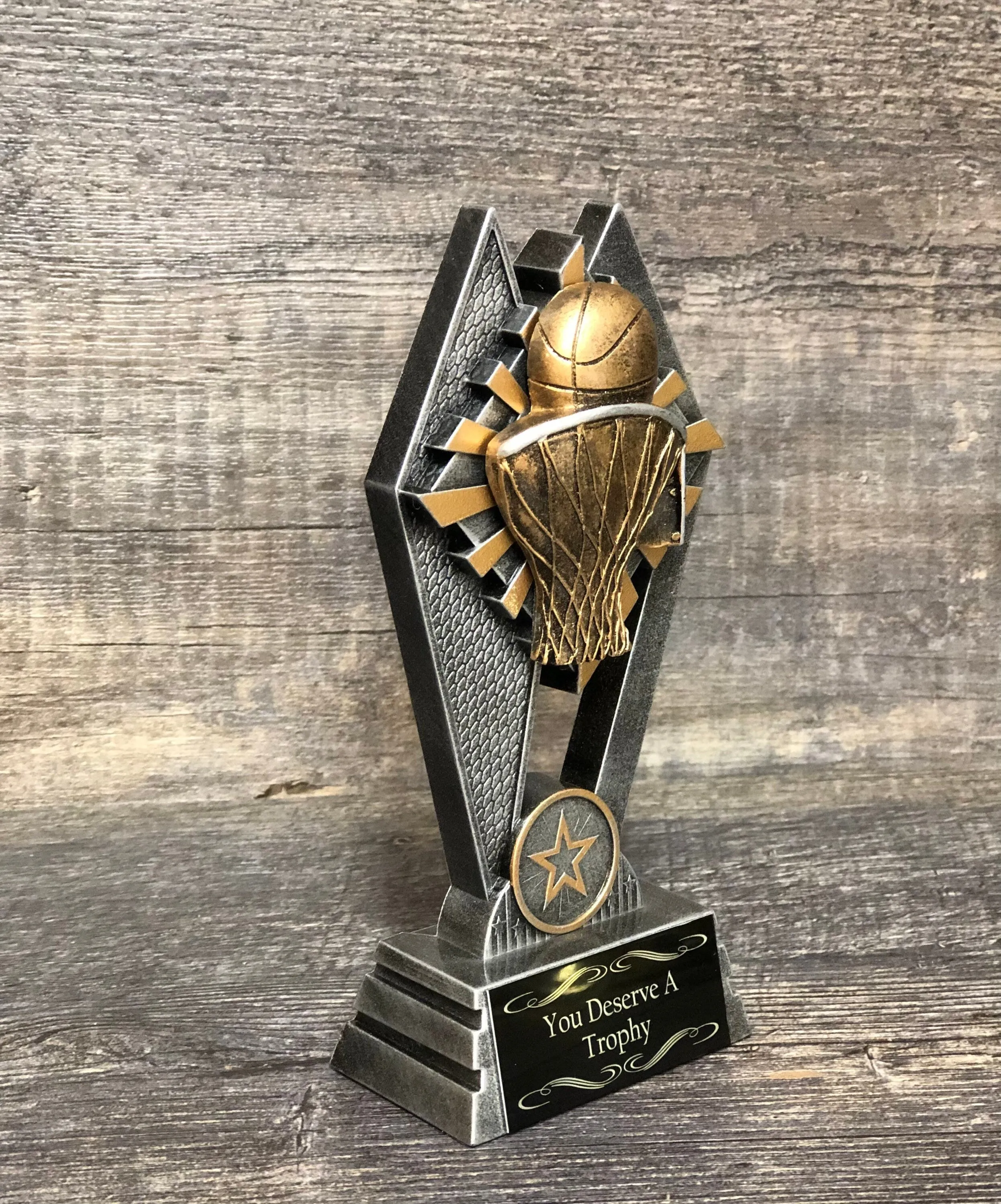 Basketball Trophy Award Basketball Madness 7" Trophy FBBL FBL Fantasy Basketball League Bracket Champion Winner Team Participation Award