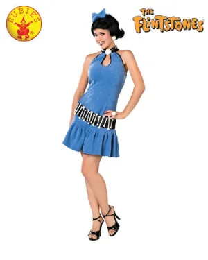 BETTY RUBBLE DELUXE COSTUME, ADULT