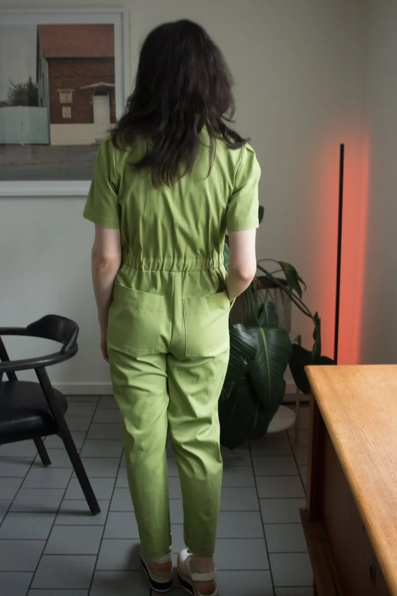 Birds of North America Nonpareil Jumpsuit - Avocado (Online Exclusive)