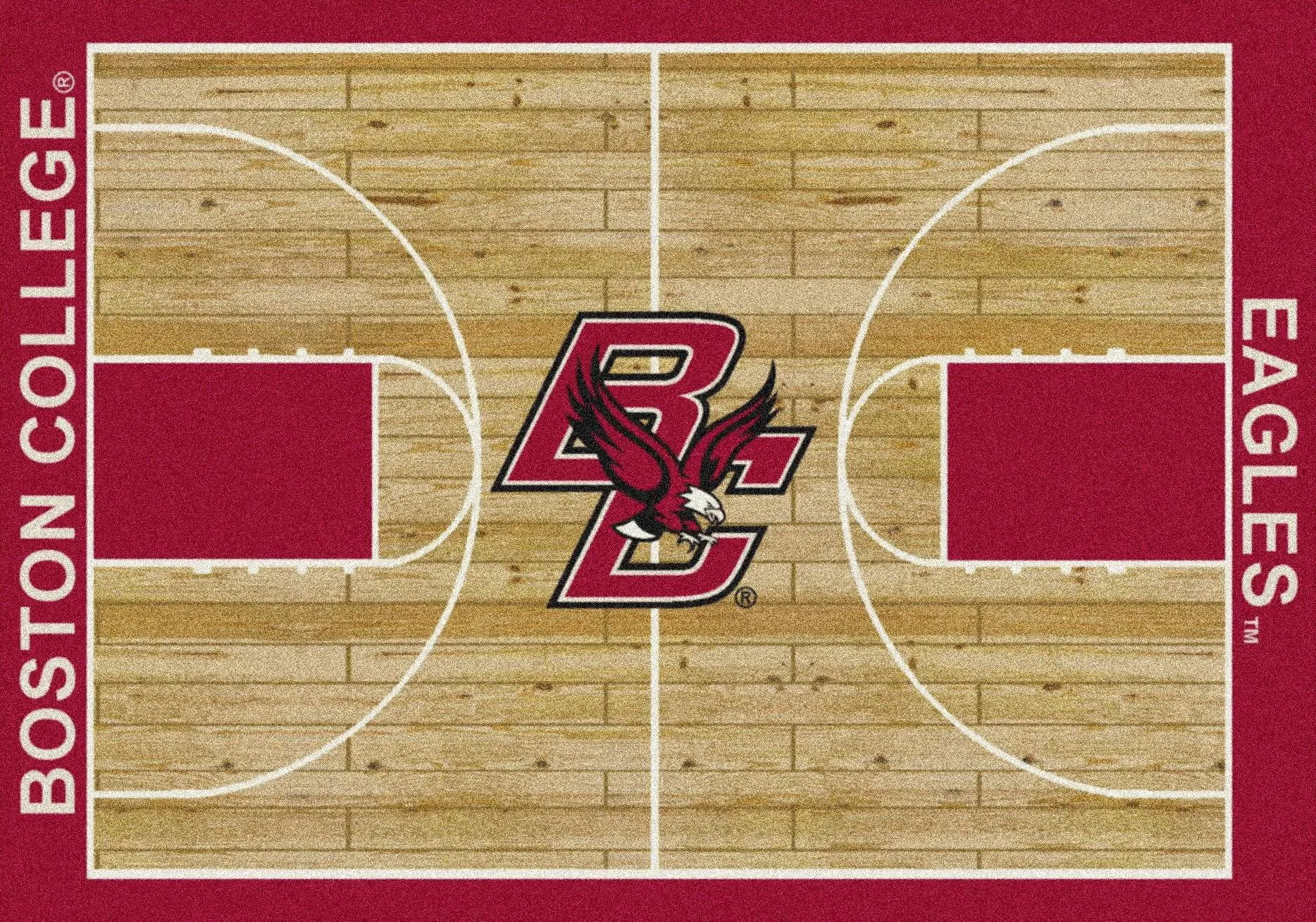 Boston College Eagles Milliken Basketball Home Court Novelty Area Rug