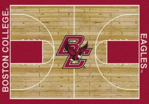 Boston College Eagles Milliken Basketball Home Court Novelty Area Rug