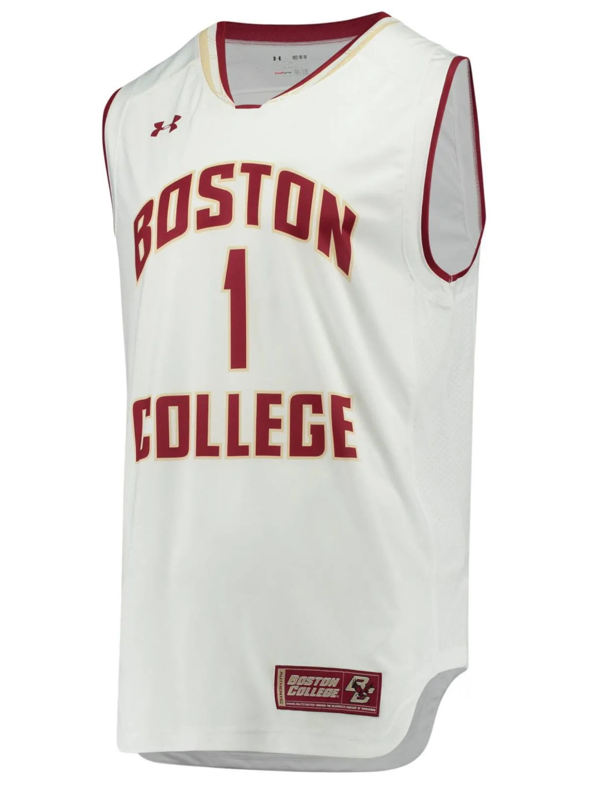 Boston College Eagles Under Armour Basketball Replica White #1 Jersey