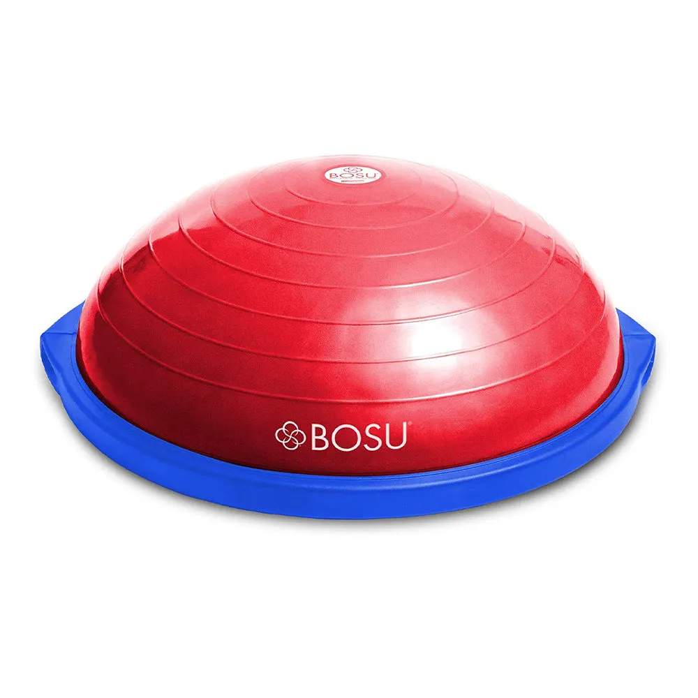 Bosu 72-10850 Home Gym The Original Balance Trainer 65 cm Diameter, Red and Blue