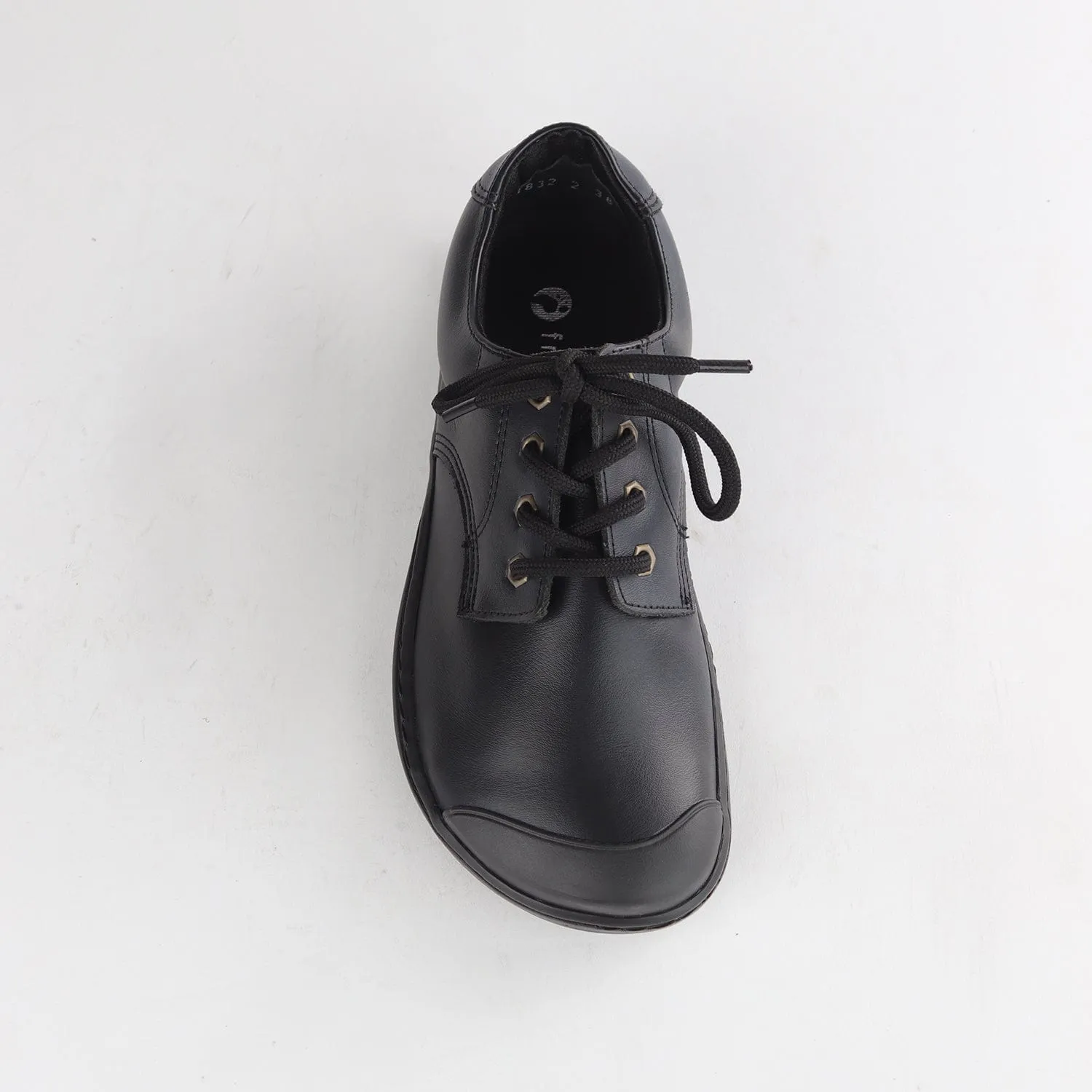 Boys Lace-up School Shoe in Black Sizes 34-38 - 7824