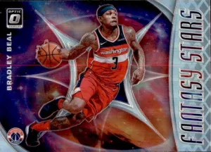 Bradley Beal, Fantasy Stars Prizm, 2019-20 Panini Donruss Optic Basketball NBA