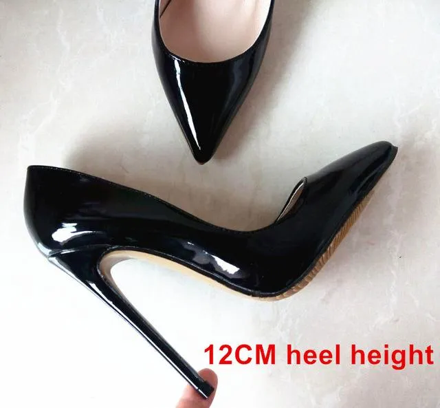 Brand Shoes Woman High Heels Pumps Nude High Heels 12CM Women Shoes High Heels Wedding Shoes Pumps Black Nude Shoes Heels B-0043