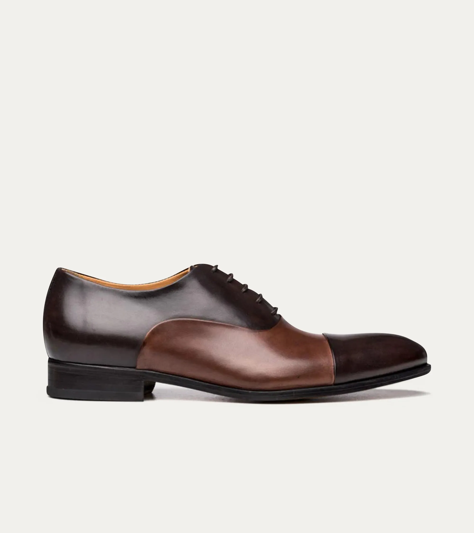 Cap Toe Oxford Brown & Brown Antique