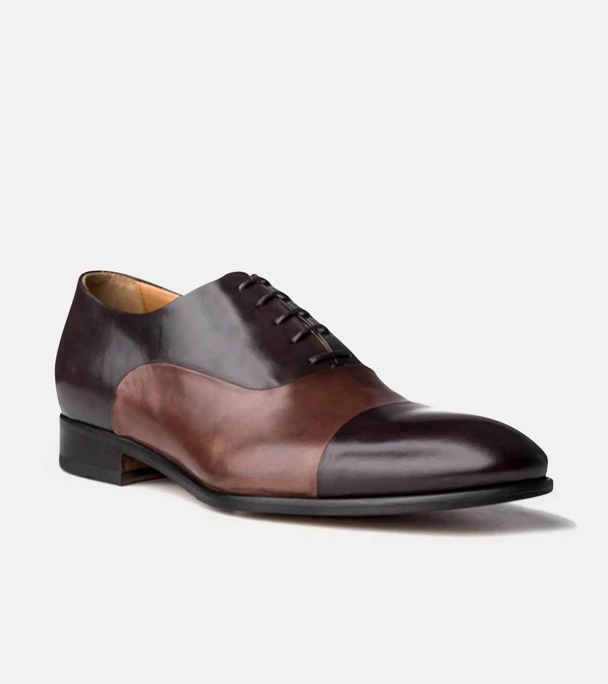 Cap Toe Oxford Brown & Brown Antique