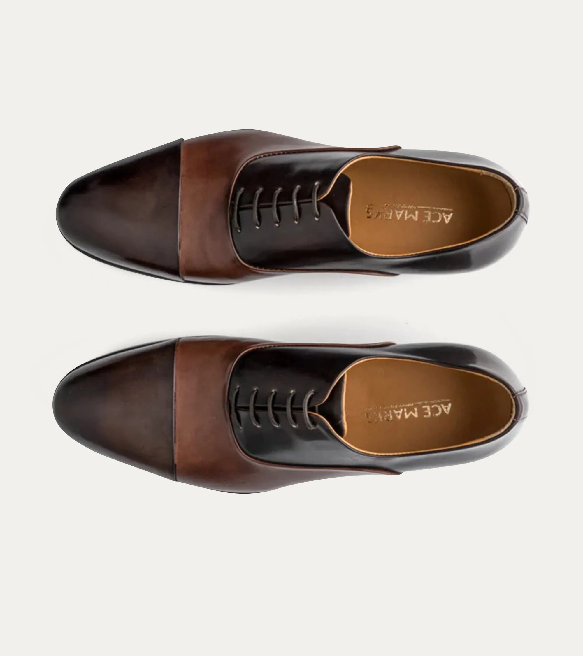 Cap Toe Oxford Brown & Brown Antique