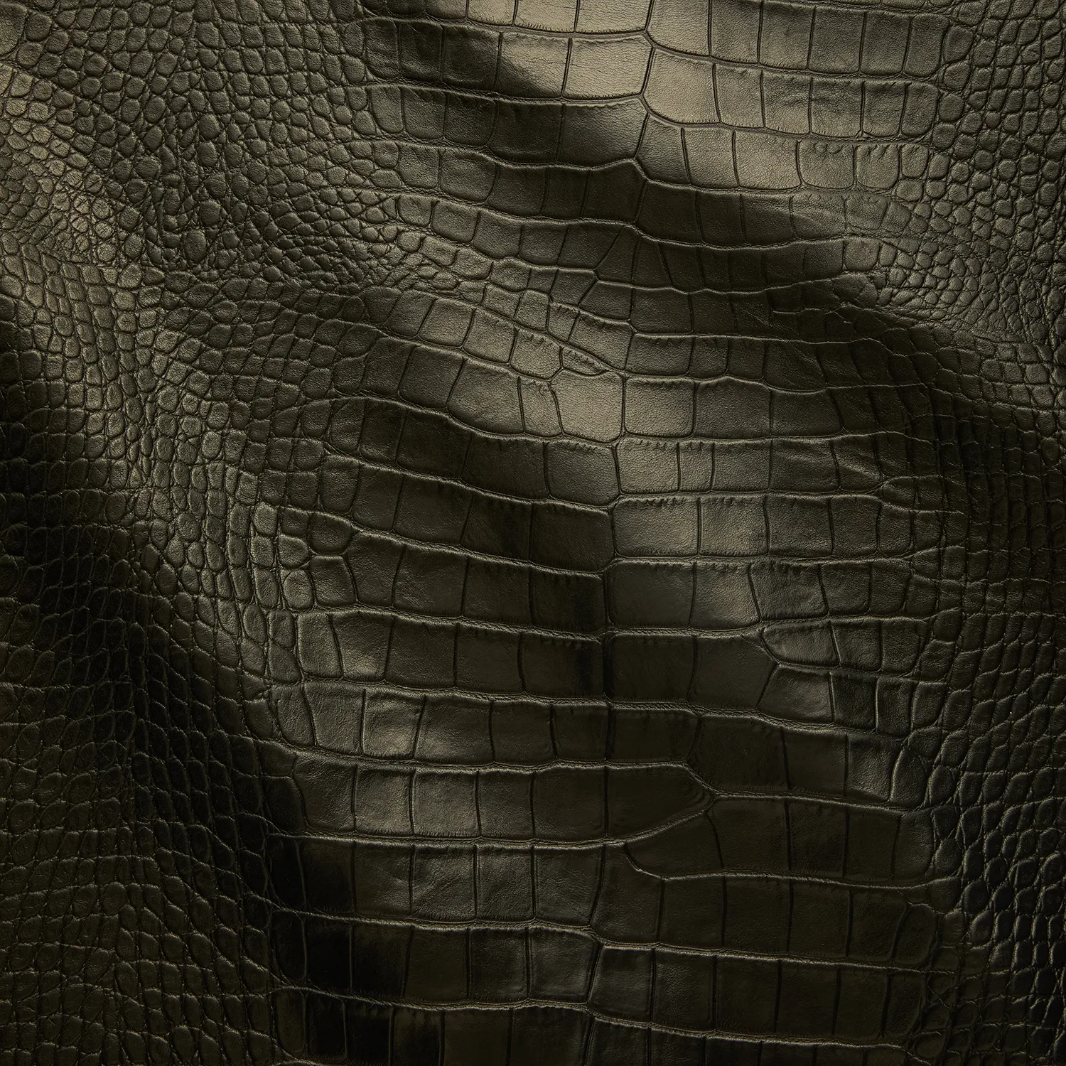 Croc Embossed Lamb Leather