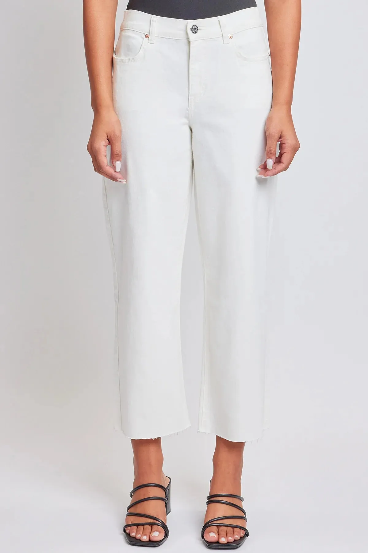 CROPPED WIDE LEG PANTS