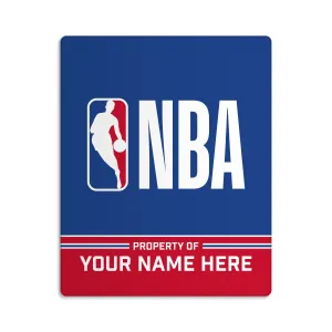 Custom NBA Logoman "Property of" Door Sign - 8"x10"