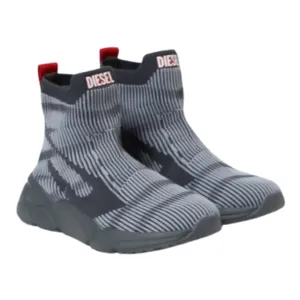 Diesel S-Millenium Yo Grey Knit Sneakers