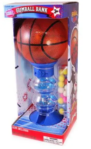 Dubble Bubble Basketball Gumball Bank