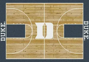 Duke Blue Devils Milliken Basketball Home Court Novelty Area Rug