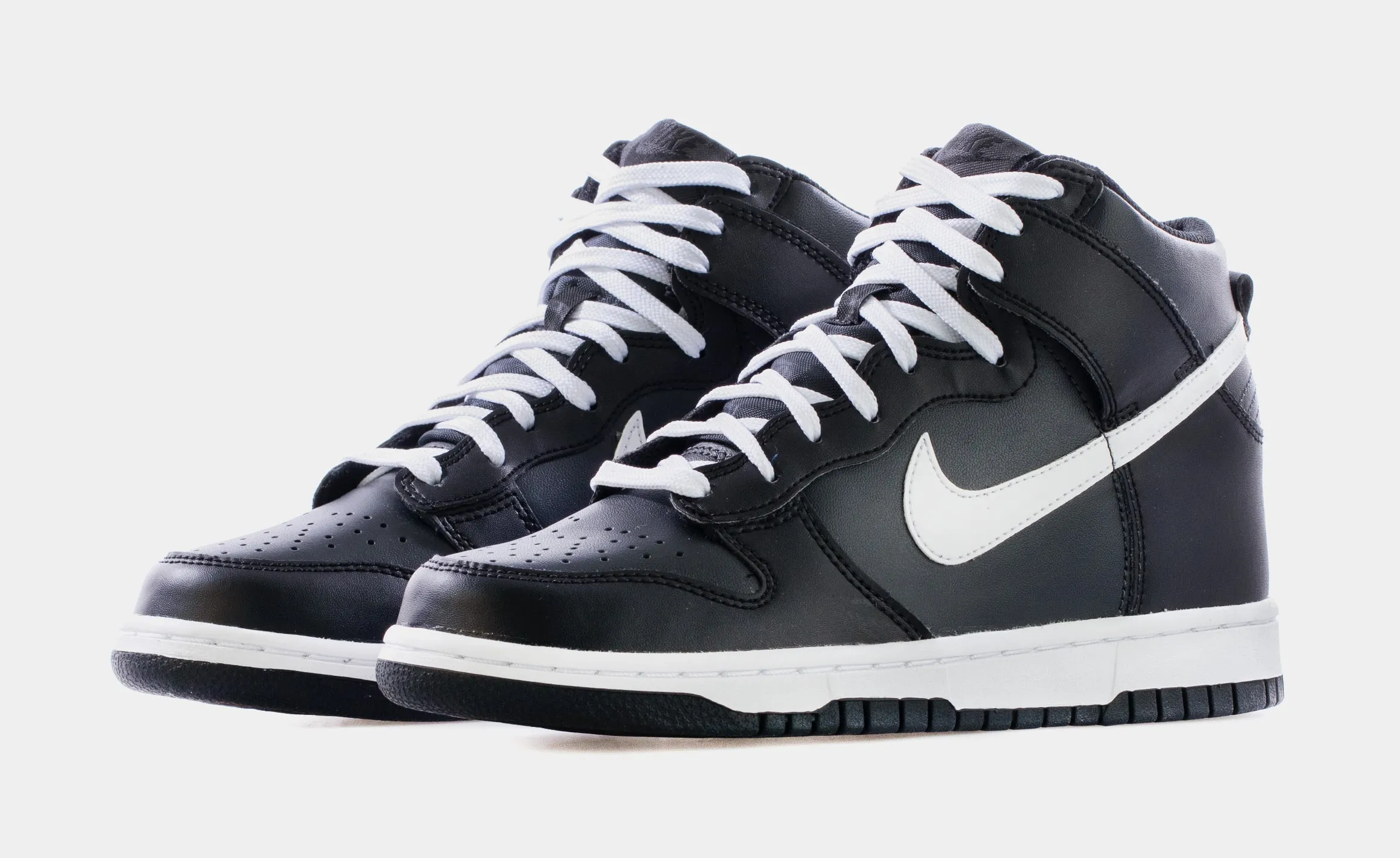 Dunk High Grade School Lifestyle Shoes (Black) Free Shipping