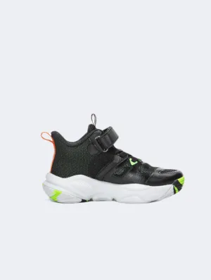 Erke Ps-Boys Basketball Shoes Black/Bright Green