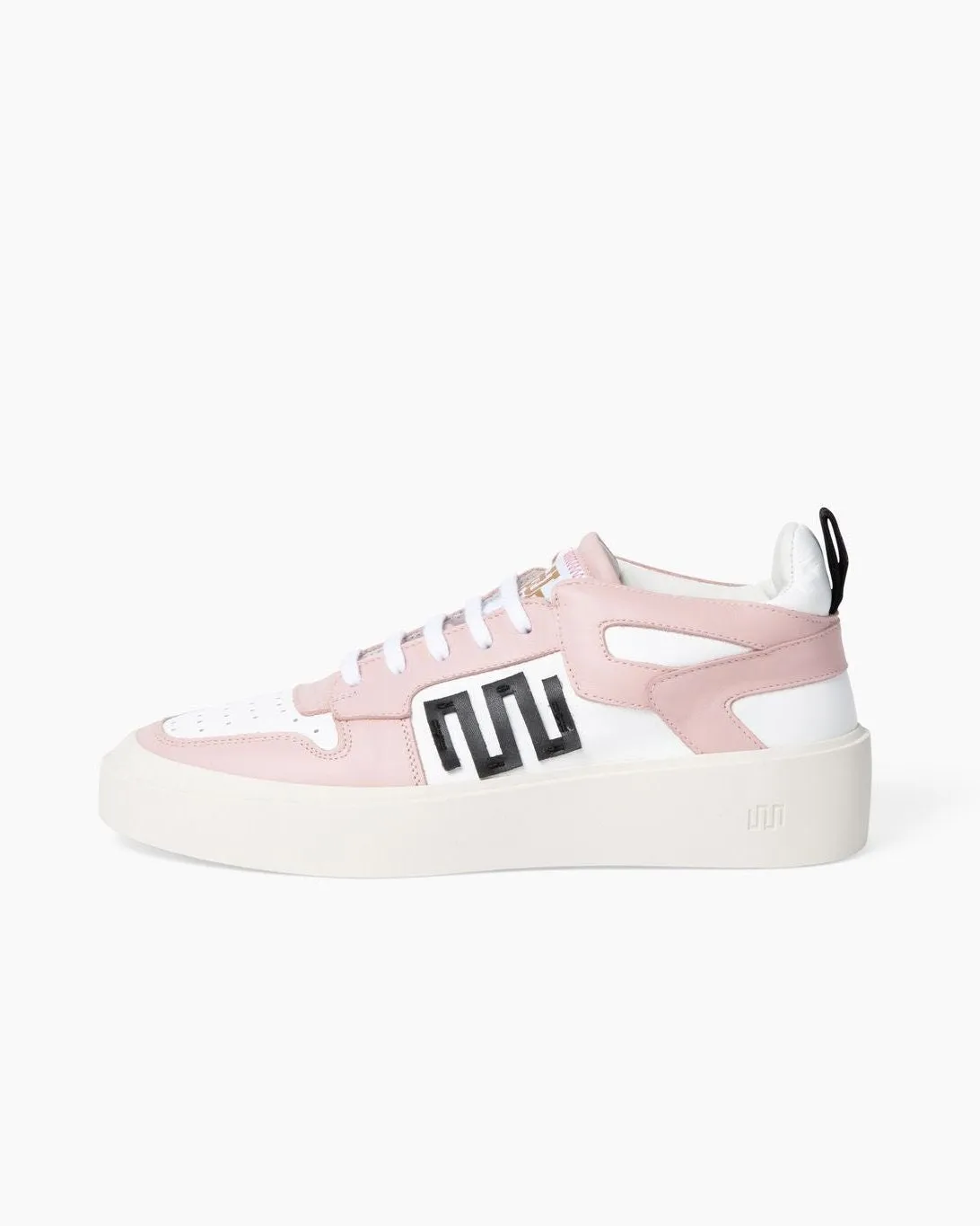 Esseutesse Lo-Top Sneaker - White/Pink