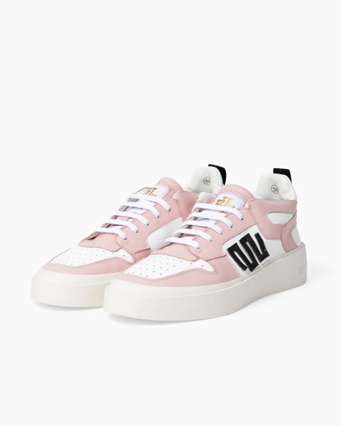 Esseutesse Lo-Top Sneaker - White/Pink