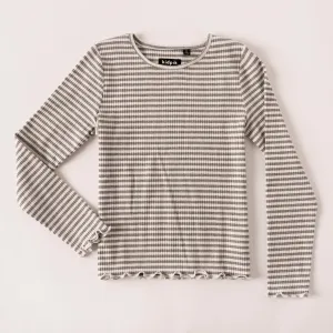 Even Stripe Lettuce Tee