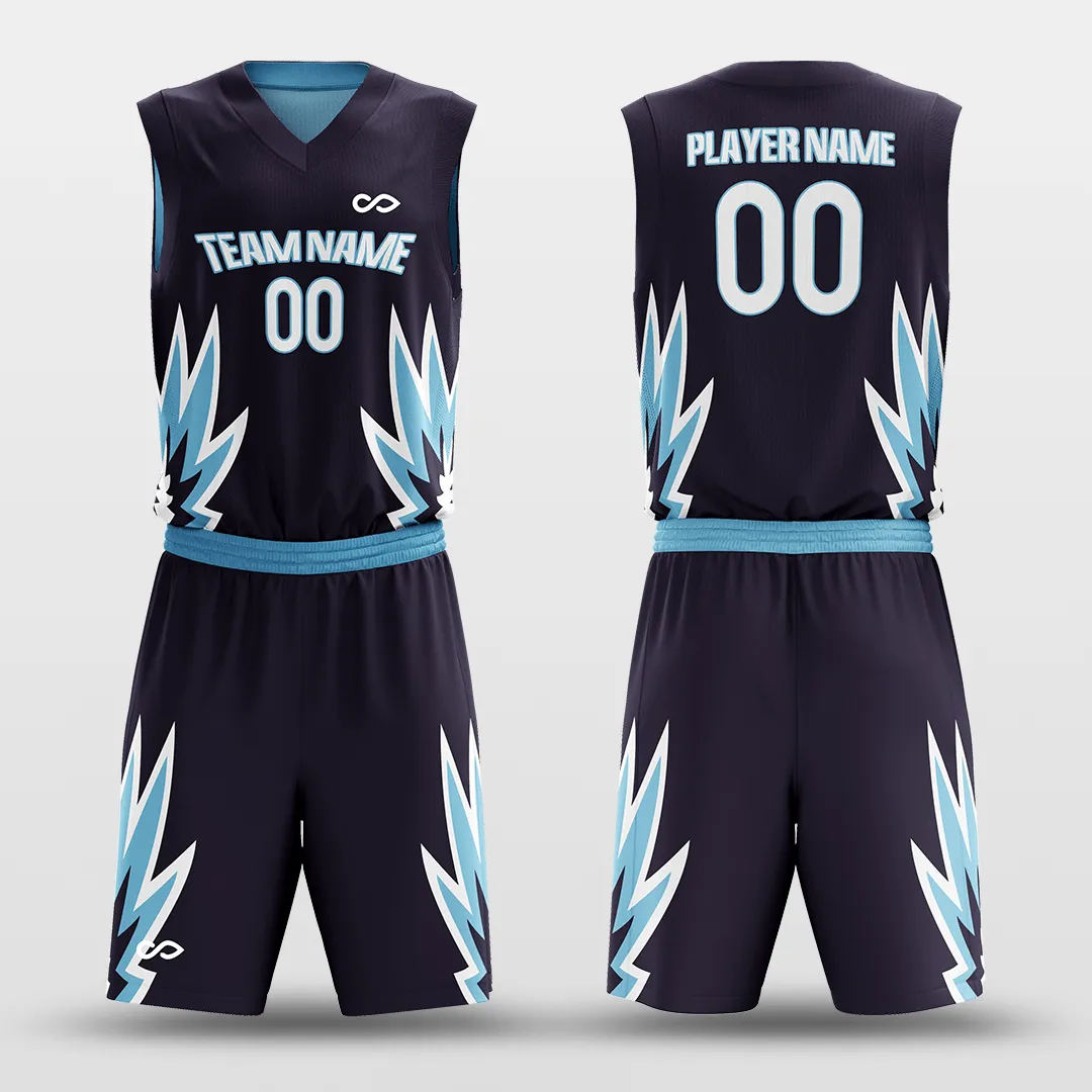 Feather - Customized Reversible Sublimated Basketball Set